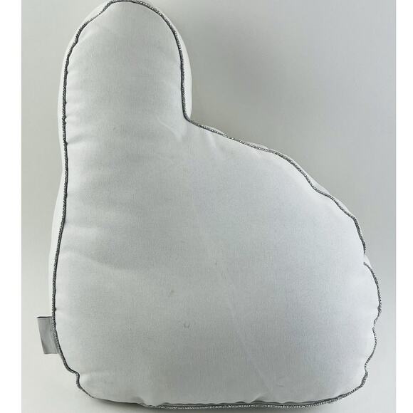 Accent Throw Pillow Beaded Flamingo Tropical Home Decor 19" Pink Monstera Leaf - Picture 8 of 15